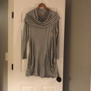 Gray cotton dress